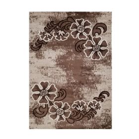 Jersey Area Rugs, Carpets For Livingroom, 5x7 Area Rugs ,3011 Brown