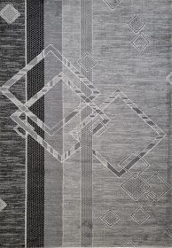 Jersey Area Rugs, Carpets For Livingroom, 7x10 Area Rugs ,3394 Grey