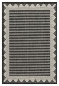 Sunshine GC_HAR2014 Anthracite 5 ft. 3 in. x 7 ft. 3 in. Indoor/Outdoor Area Rug