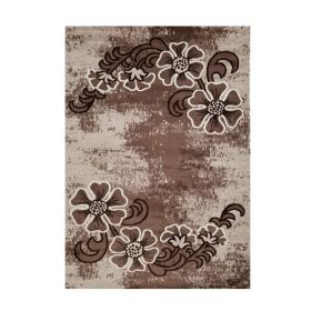 Jersey Area Rugs, Carpets For Livingroom, 5x7 Area Rugs ,3011 Brown