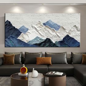 Handmade Oil Painting Thick Texture Abstract Landscape Oil Painting Gorgeous Abstract Landscape 3D Wall Art on Canvas Serene Abstract Landscape 3 (style: 01, size: 100x150)
