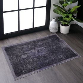 Naar 2x3, Machine Washable Area Rugs, Low-Pile, Non-Slip, Non-Shedding, Foldable, Kid & Pet Friendly - Area Rugs for living room, bedroom, kitche (Color: as Pic)
